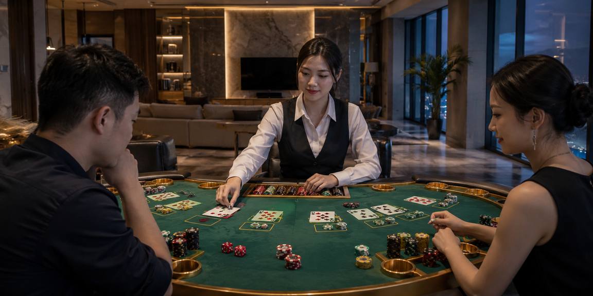 8x55 Live Baccarat Classic – Bàn Thật, Dealer Thật
